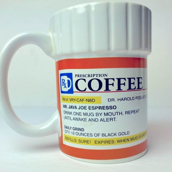 Coffee Mug - Big Mouth Toys The Prescription Pill Bottle Mug - 12 Oz. #muglife - Picture 1 of 9